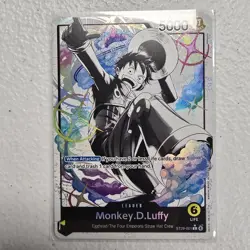 One Piece TCG Monkey D. Luffy ST29-001 Leader Alt Starter Deck Egghead Parallel - Image 1