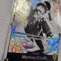 One Piece TCG Monkey D. Luffy ST29-001 Leader Alt Starter Deck Egghead Parallel - Image 2