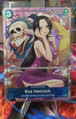 Boa Hancock (Alt Art) OP13-051 Carrying on His Will - One Piece Card English NM - Image 1