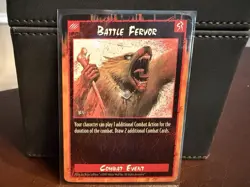 Battle Fervor (Promo Version) Rage Card CCG Werewolf - Image 1