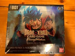 DRAGON BALL Super TCG FUSION WORLD FB01 Awakened Pulse 24 Booster Display Card - Image 1