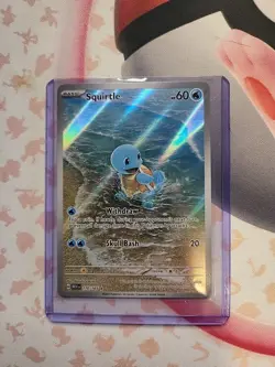 Pokemon Squirtle Holo Card TCG SV Scarlet & Violet 151 Series 170/165 - Image 1