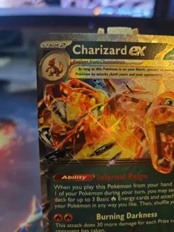 Pokemon TCG Paldean Fates Charizard EX Double Rare Holo Card 54/91 NM - Image 2