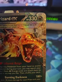 Pokemon TCG Paldean Fates Charizard EX Double Rare Holo Card 54/91 NM - Image 3