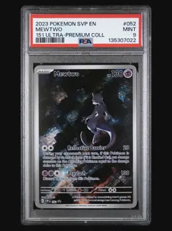 Mewtwo 052 Sv: Scarlet & Violet Promo Cards Holo PSA 9 - Image 1