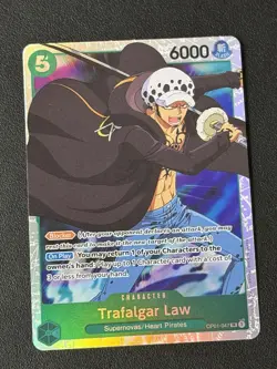Trafalgar Law OP01-047 SR - One Piece Trading Card Game - ENGLISH - Image 1