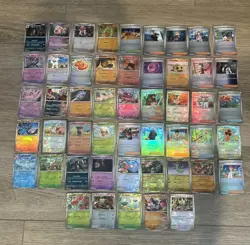 Pokemon TCG Prismatic Evolutions Lot 50 Pokeball Cards- All Cards Shown - Image 1