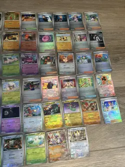 Pokemon TCG Prismatic Evolutions Lot 50 Pokeball Cards- All Cards Shown - Image 5