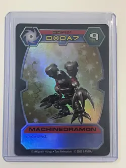 Machinedramon (TOY EXCLUSIVE) - Digimon D-Tector Card Game Rare 2002 Bandai Holo - Image 1