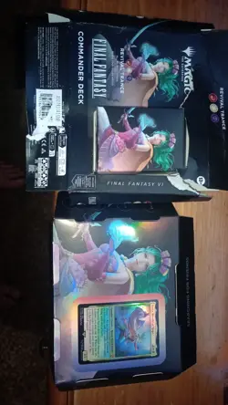 magic the gathering final fantasy commander box Opened But All Cards Are There - Image 1