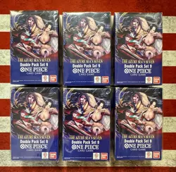 Lot of 6 - One Piece Card Game Double Pack Vol. 9 DP09 - OP14-EB04 - English 6x - Image 1