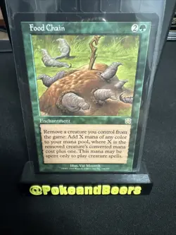 MTG Food Chain Mercadian Masques Card 246/350 Regular Rare MP Condition - Image 1