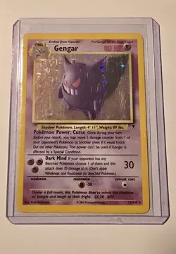 Gengar 11/110 Pokemon Legendary Collection Holo Rare Card 2002 HP WOTC - Image 1