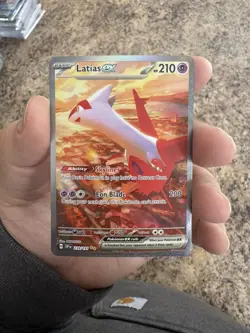 Pokemon TCG Surging Sparks Latias EX Card 239/191 Special Illustration Rare NM - Image 2