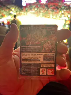 One Piece College Basketball US Voyage Luffy Card IN HAND - UNOPENED - Image 3