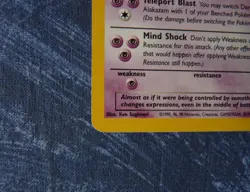 Pokemon Dark Alakazam 1/82 Team Rocket TCG Holo Card CCG WOTC - Image 5