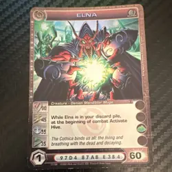 Chaotic Elna Super Rare Creature Card 17/100 English 2009 - Image 1