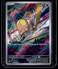 Pokemon Toedscool TCG Holo Card 201/198 SV01 Scarlet & Violet Base Set - Image 1