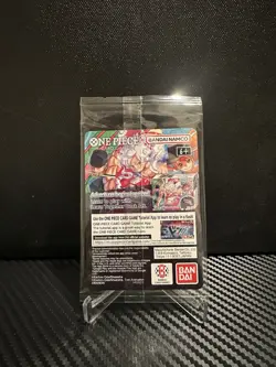 One Piece Monkey.D.Luffy College Basketball US Voyage Promo Card Sealed Rutgers - Image 2