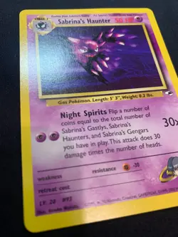 SABRINA'S HAUNTER - 058/132 - GYM HEROES - POKEMON CARD - LP - Image 2