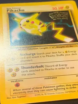 PIKACHU (MOVIE PROMO) - 04/53 - WOTC PROMO - POKEMON CARD - LP - Image 3
