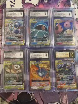 CGC Graded 2023 Chinese Pokemon Tag Team Cards - Lot Of 6 (See Description) - Image 1