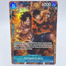 Portgas D Ace Treasure Rare TR OP08-052 OP10 Royal Blood One Piece Card Game NM - Image 2
