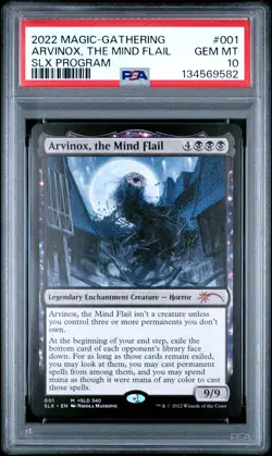 2022 MAGIC: THE GATHERING SLX PROGRAM #001 ARVINOX, THE MIND FLAIL PSA 10 - Image 1