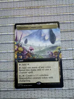 MTG Lorwyn Eclipsed - Abundant Countryside (Extended Art) NM - Image 1