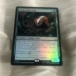 Badgermole Cub Avatar: The Last Airbender Foil , Magic: The Gathering M0167 - Image 1
