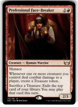 Professional Face-Breaker Streets of New Capenna Regular MTG NM - Image 1