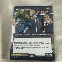 Magic the Gathering Eddie Brock Marvel's Spider-Man #0224 Non-Foil NM MTG - Image 2
