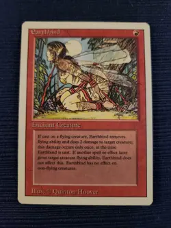 MTG Earthbind LP Revised Edition Regular Common FREE SHIPPING - Image 1