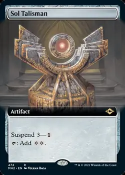 Sol Talisman (Extended Art) [Modern Horizons 2] Magic MTG - Image 1