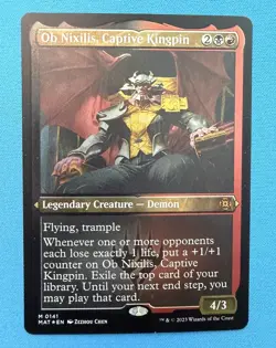 MTG Ob Nixilis, Captive Kingpin Etched Foil 0141 - Image 1