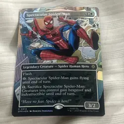 Spectacular Spider-Man (Borderless) Marvel's Spider-Man Foil SPM 0014 Mtg TCG - Image 1