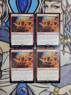 4x Shared Animosity - NM/M Mixed Sets LCC C20 MTG Magic the Gathering - Image 1