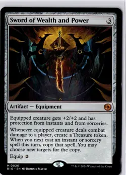 Sword of Wealth and Power Outlaws of Thunder Junction: the Big Score Regular NM - Image 1