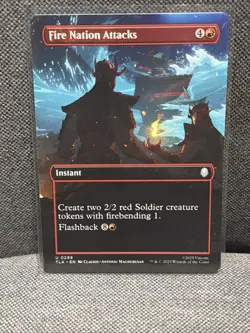 Fire Nation Attacks (Borderless) Avatar: The Last Airbender Regular - Image 1