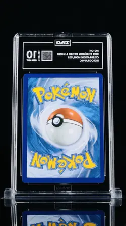 2021 Pokemon Sword & Shield Celebrations 001/025 HO-OH Holo TAG 10 1st 10 Graded - Image 3
