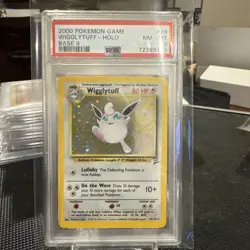 2000 Pokemon Game Wigglytuff - Holo Base ll PSA 8 - Image 1