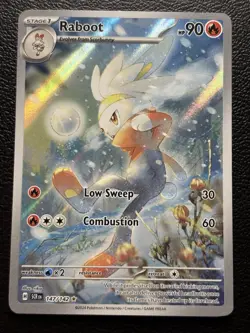 Pokemon Raboot 147/142 Sv07: Stellar Crown Holo Illustration Rare (NM) - Image 1