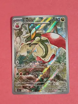 Flapple Pokemon Scarlet & Violet Surging Sparks 210/191 Illustration Rare - Image 1