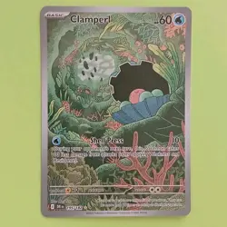 Pokemon Scarlet & Violet Destined Rivals Clamperl 195/182 Illustration Rare - Image 1