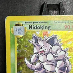 Pokemon Nidoking Holo Rare TCG Card 11/102 Base Set - Image 2