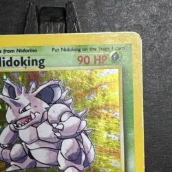 Pokemon Nidoking Holo Rare TCG Card 11/102 Base Set - Image 3
