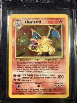 🔥Charizard 004/102 Base Set Holo Unltd- Pokemon Tcg Lp - Image 1
