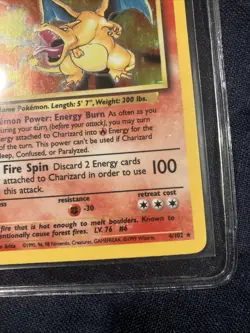 🔥Charizard 004/102 Base Set Holo Unltd- Pokemon Tcg Lp - Image 4