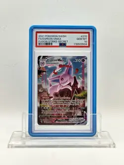 Pokemon Espeon Vmax Fusion Strike Secret Rare Full Alt Art #270 Psa 10 - Image 1