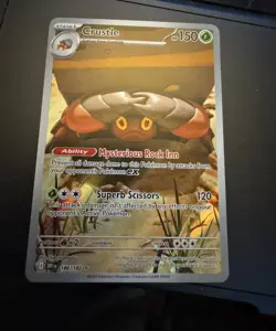 Crustle - 186/182 - Illustration Rare Pokemon SV10 Destined Rivals M/NM - Image 1